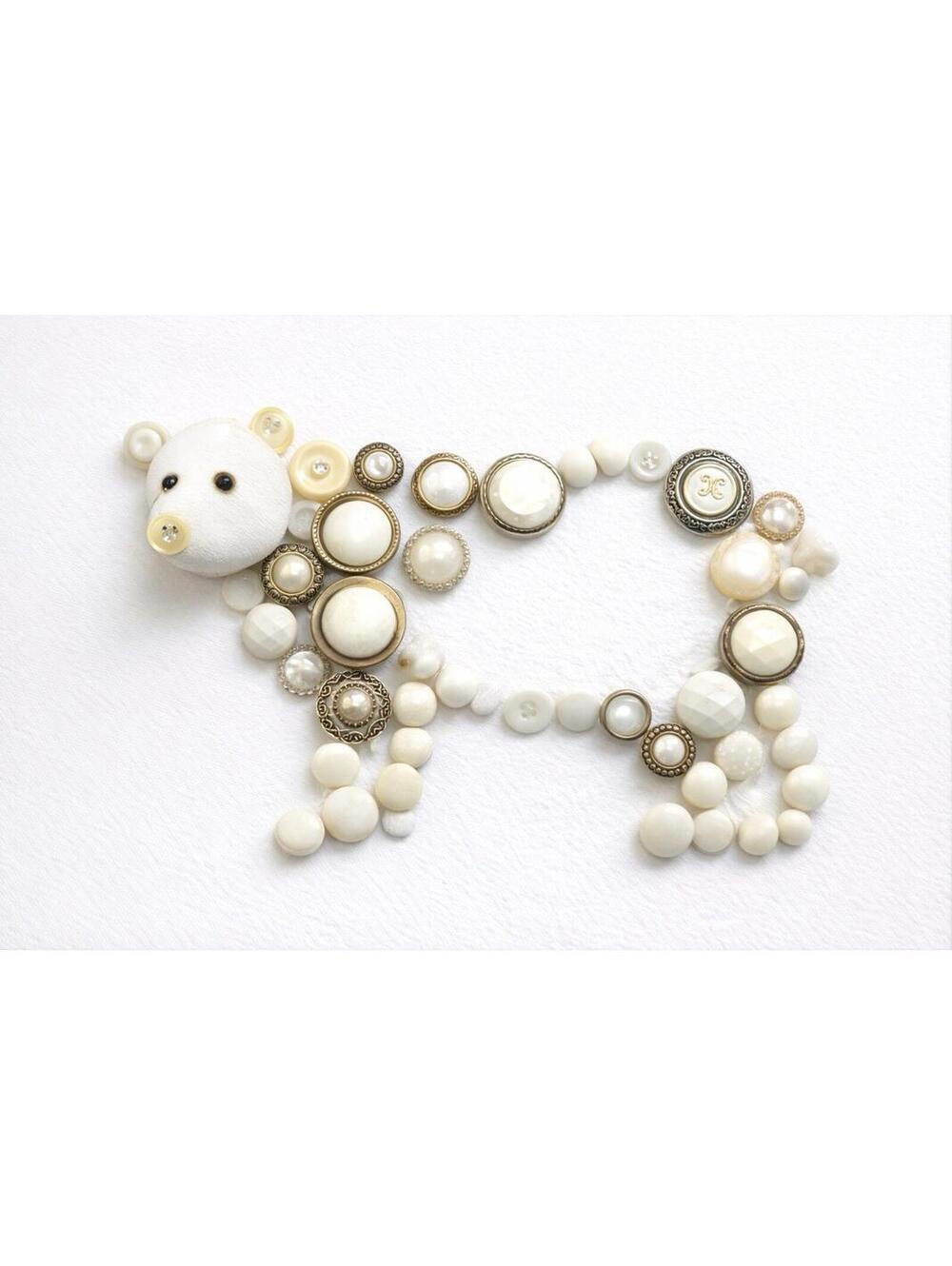 VINTAGE LOT OF 20 FANCY FAUX WHITE PEARL GEM AND METAL TONES EMBELLISHED BUTTONS